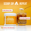Daily digestive support prebiotic fiber powder