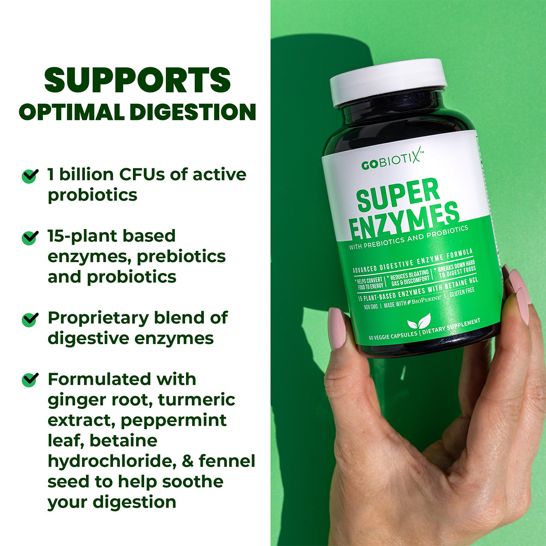 Super Enzymes for Gut Health & Functionality | GoBiotix